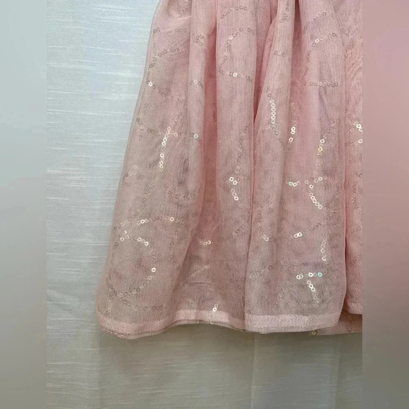 Disney Princess Bibbidi Bobbidi Boutique Pink Sequin Tulle Skirt XS - Picture 4 of 6